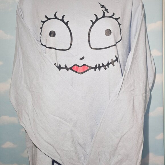 Nightmare Before Christmas Sally Face Y2K Halloween Long Sleeve T Shirt XL - Picture 3 of 7